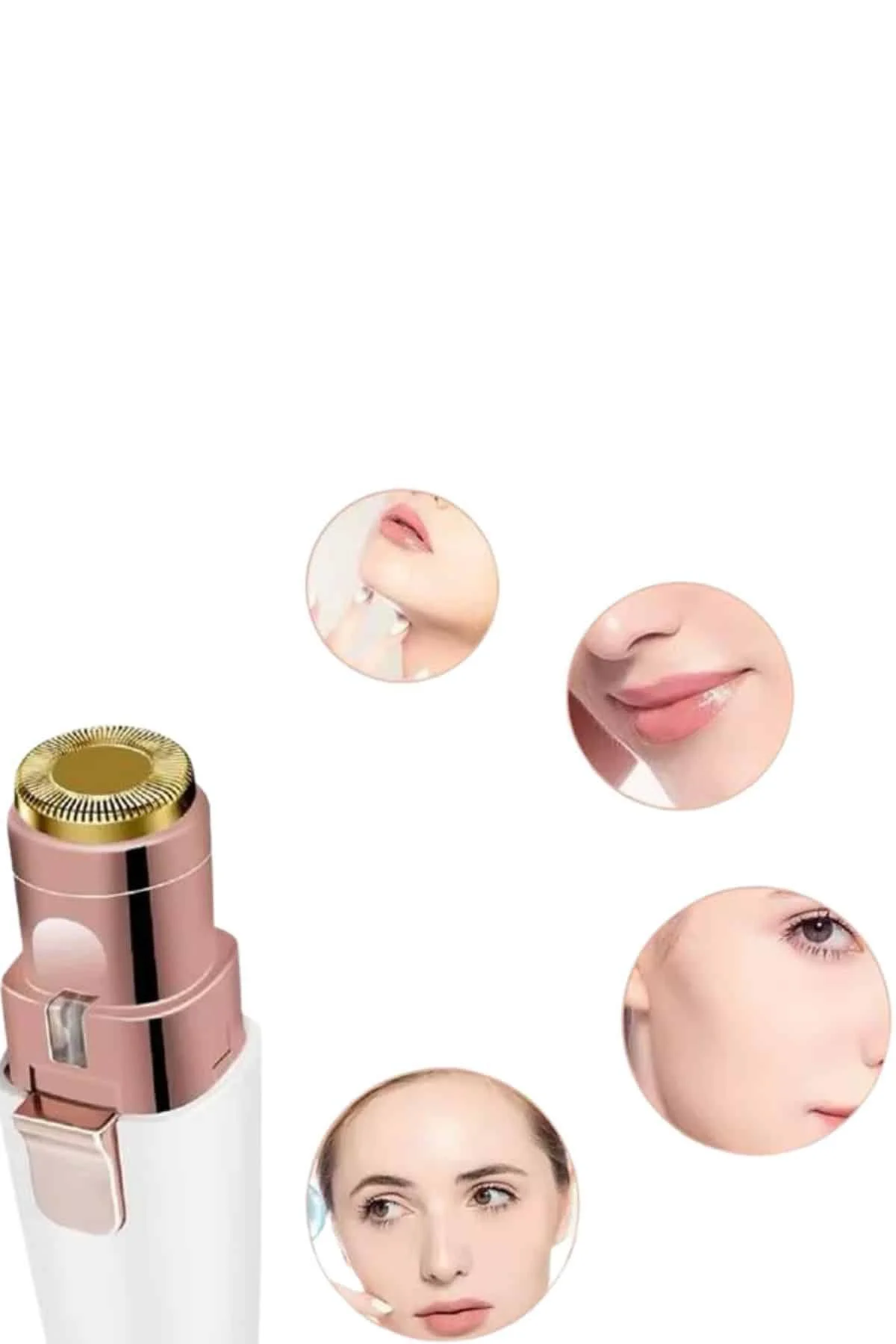 Kaş Burun Ve Yüz Epilasyon Aleti Kablosuz Şarjlı Kökten Alan Epil