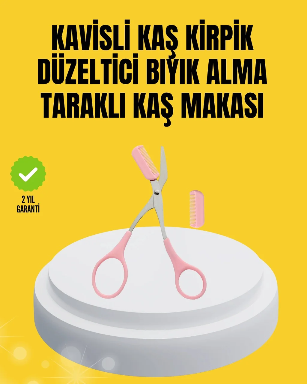 Kaş, Kirpik Ve Tırnak Çevresi Temizliği İçin Çok Fonksiyonlu Makas