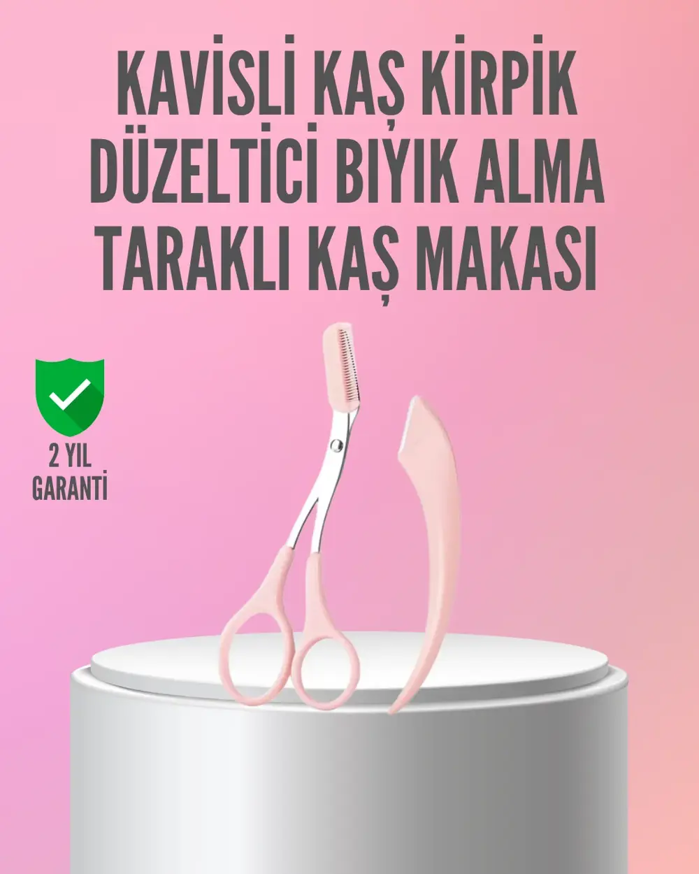 Kaş ve Kirpik Şekillendirme İçin Yüz Bakım Makası