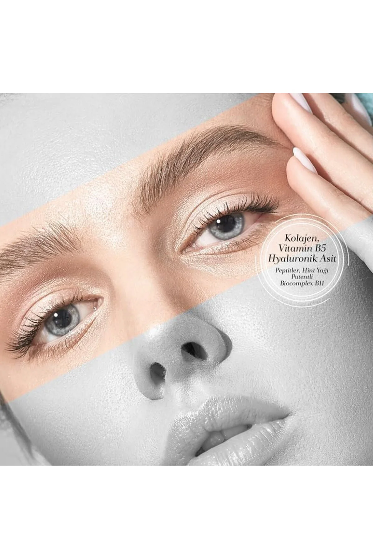 Kaş ve Kirpik Serumu – BioComplex B11, Hyaluronik Asit, Hint Yağı