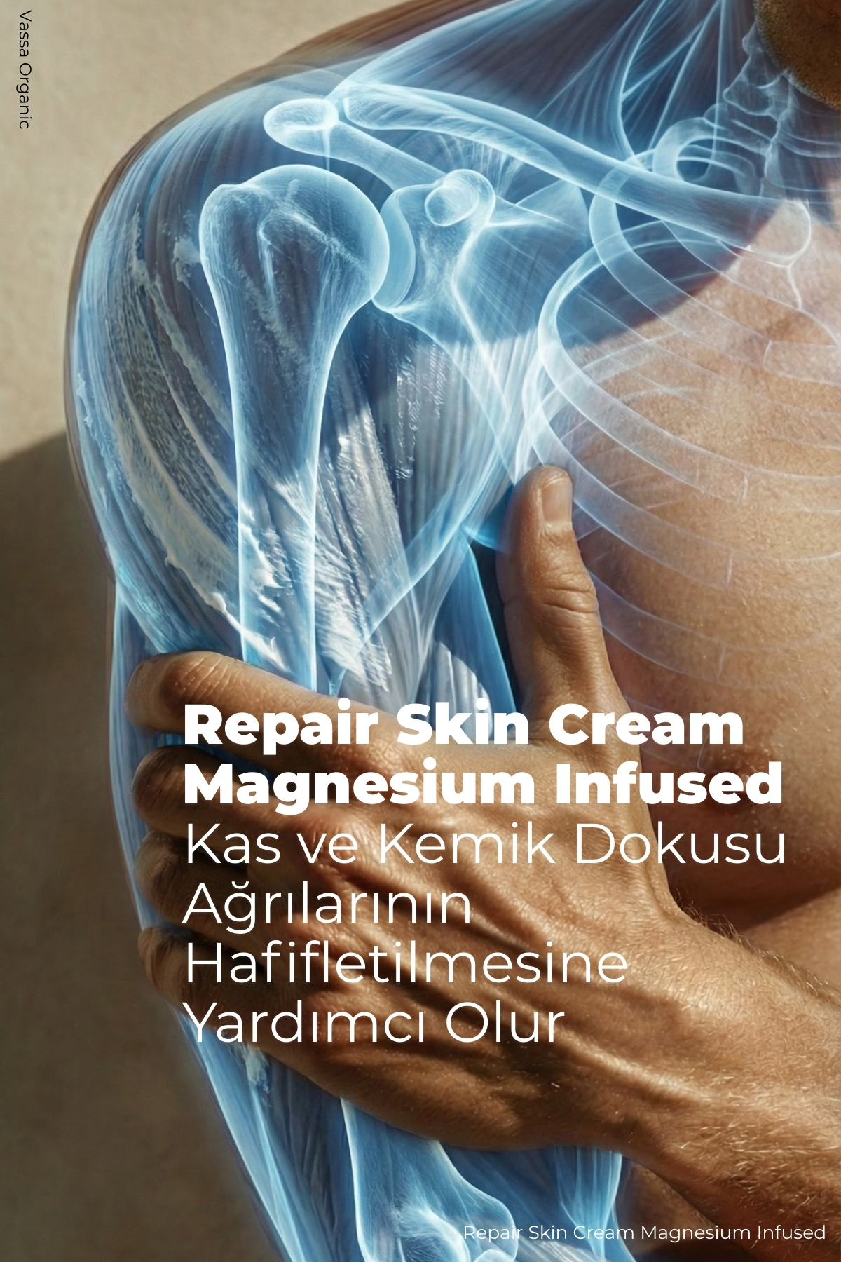 Kas ve Vücut Ağrıları İçin Rahatlatıcı, Morluk Karşıtı Bakım Kremi – Magnezyum Kremi 100 ml
