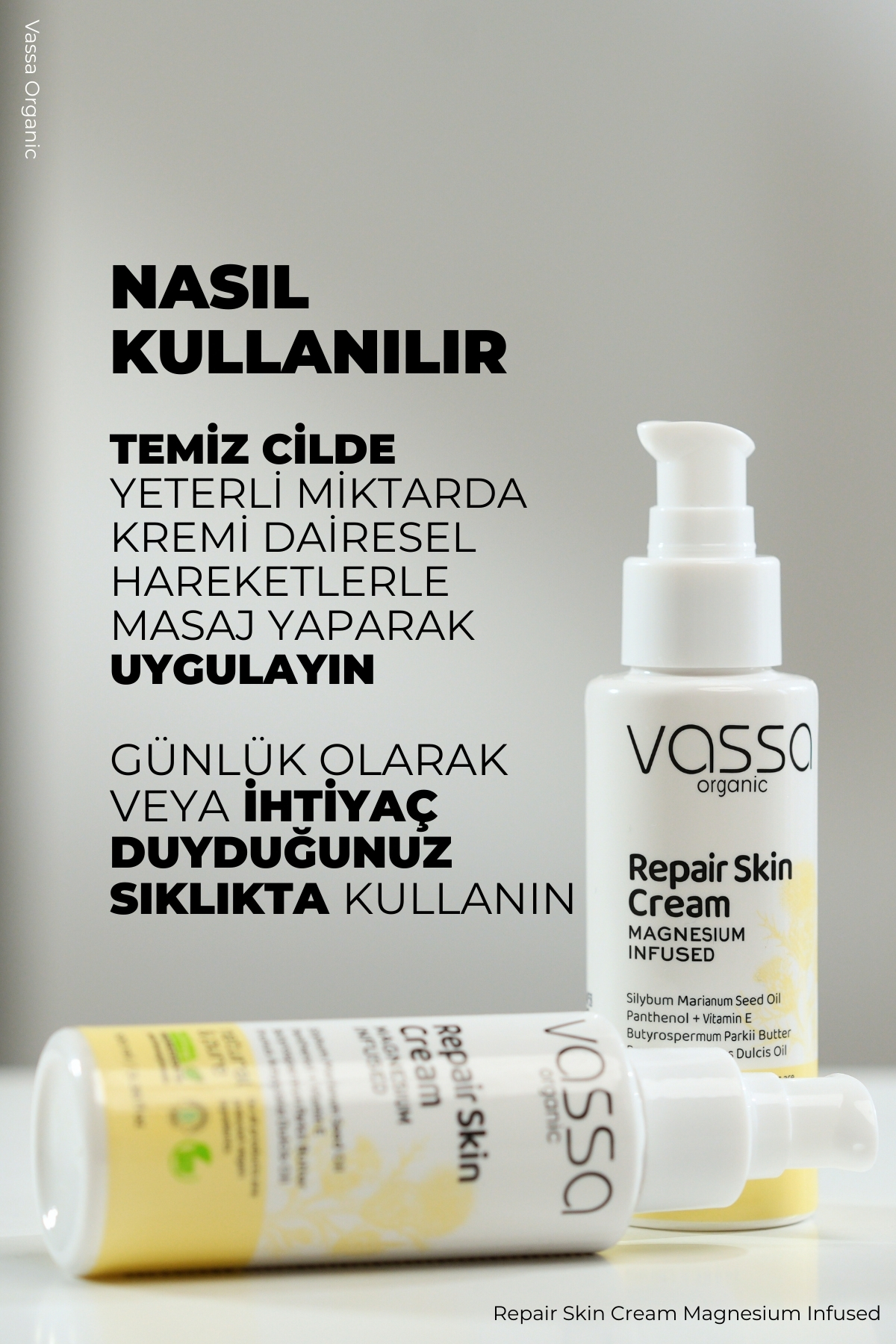 Kas ve Vücut Ağrıları İçin Rahatlatıcı, Morluk Karşıtı Bakım Kremi – Magnezyum Kremi 100 ml