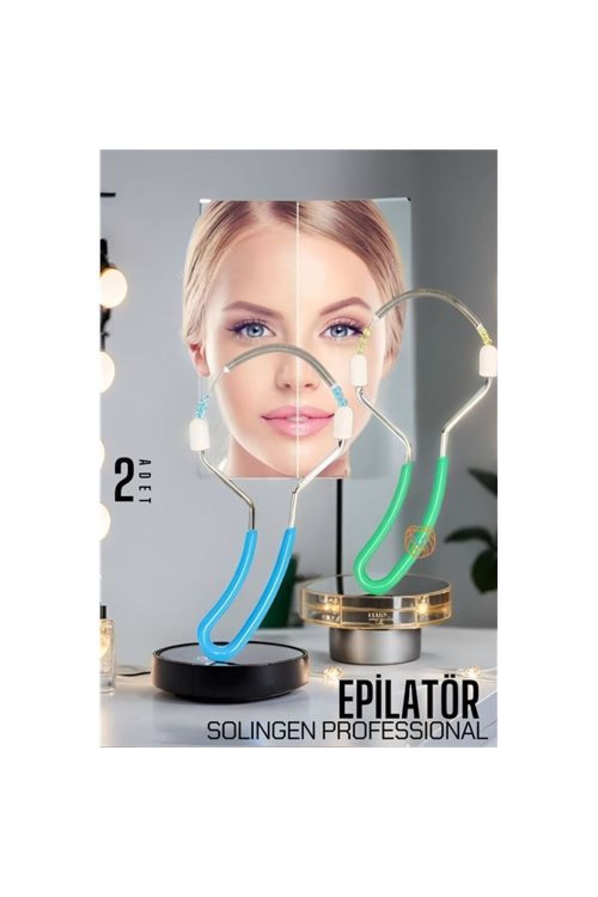 Modacar Kaş Yüz Epilatörü 2 Adet Solingen Professional