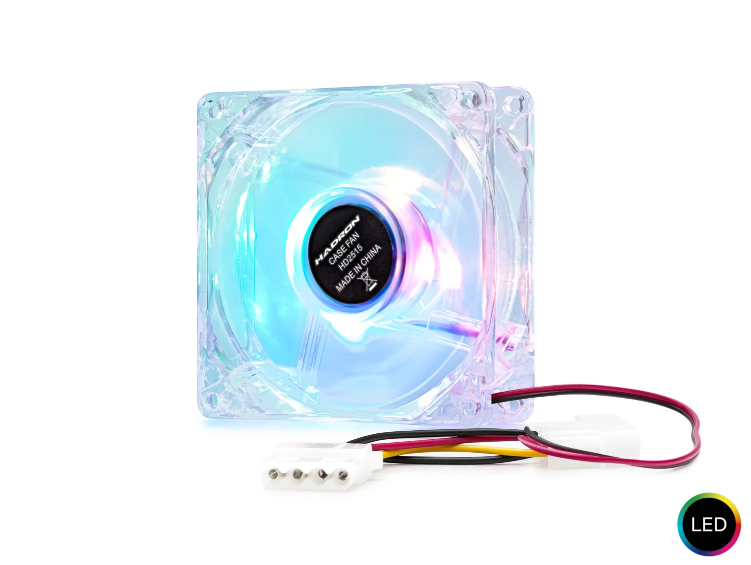 Kasa Fanı Led 80 Mm Şeffaf HDX1516