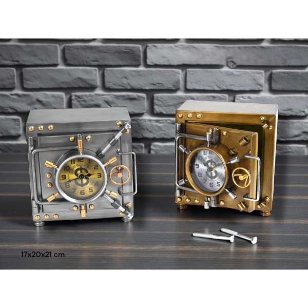 Modern Kasa Tasarımlı Masaüstü Saat ile Şık Dekorasyon