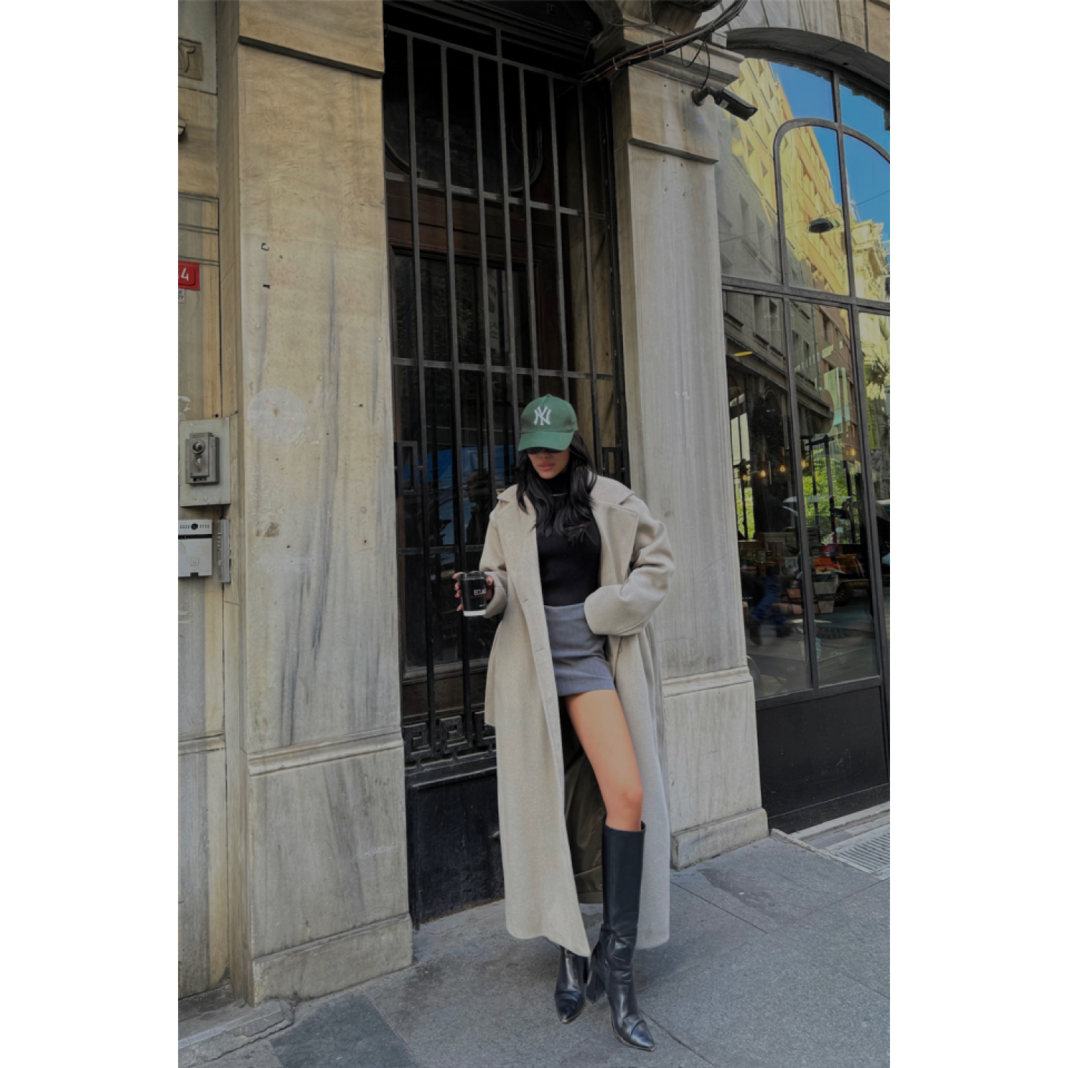 KAŞE KABAN MAXİ - Vizon