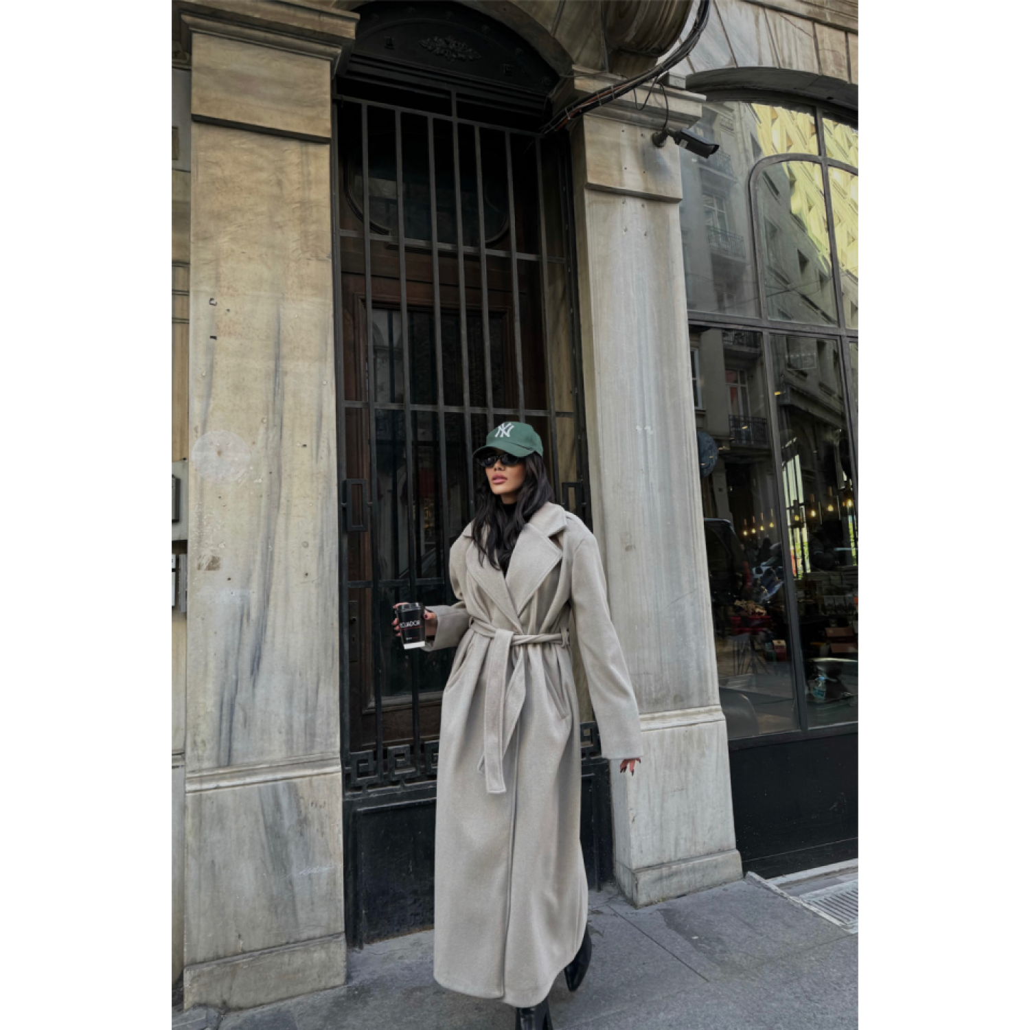 KAŞE KABAN MAXİ - Vizon