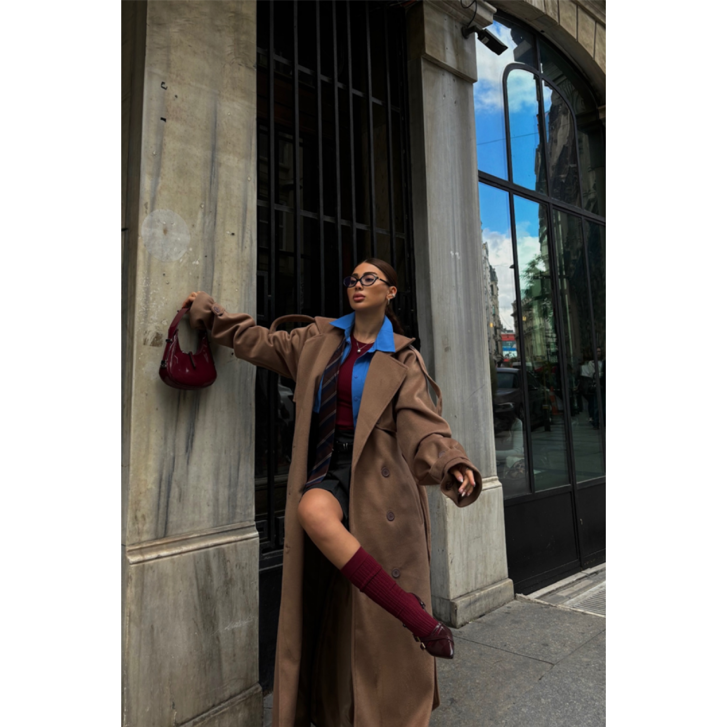 KAŞE KALIN KABAN UZUN - Bej