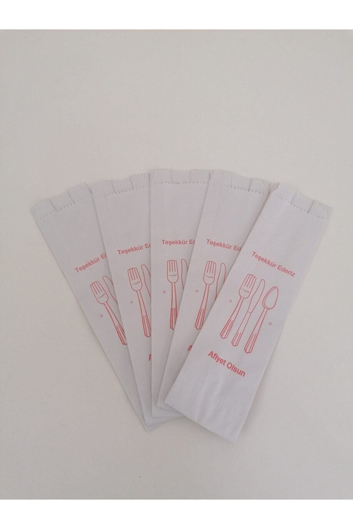 Kurtsan Ambalaj Kaşık-Çatal-Bıçak Kese Kağıdı