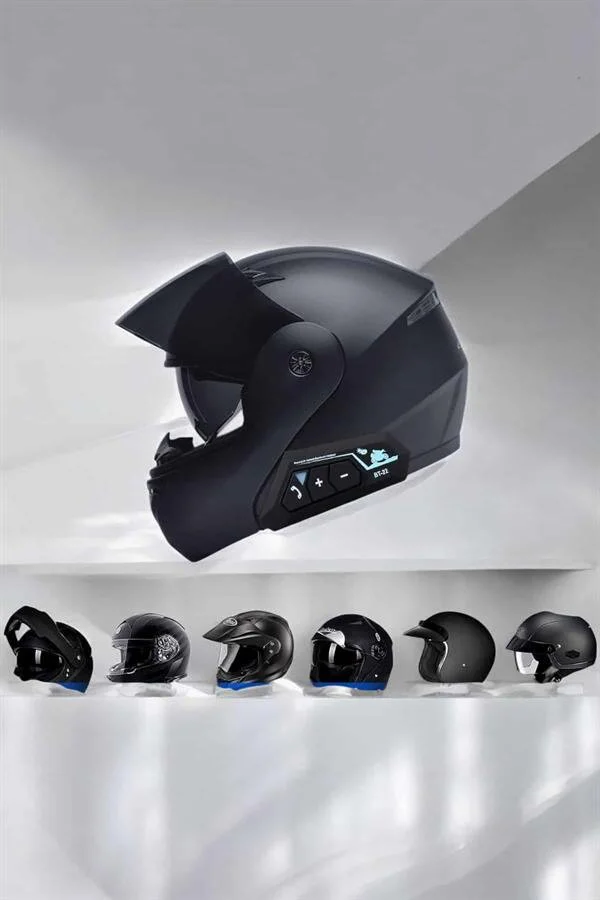 Kask Bluetooth Kulaklık 5.0 - Su Geçirmez Motosiklet Intercom