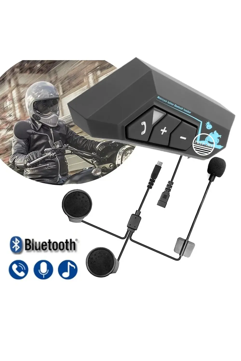 Kask Bluetooth Motosiklet Kulaklık 5.0 Motosiklet Kulaklık