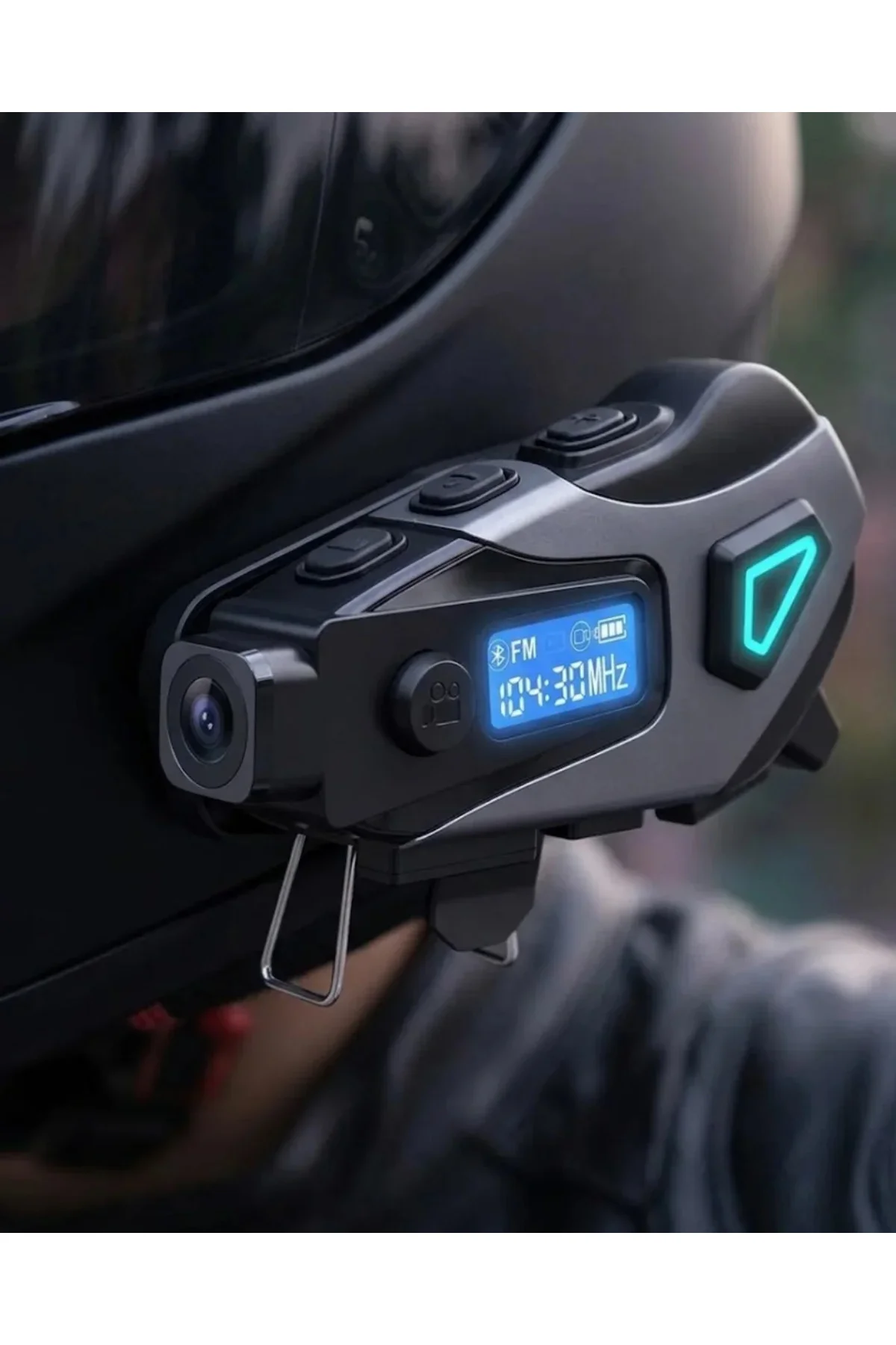 Kask İçi Bluetooth Kulaklık Kamera ve Fener Özellikli Su Geçirmez Dayanıklı Tasarım Kask İçi Bluetooth Kulaklık Kamera ve Fener Özellikli Su Geçirmez Dayanıklı Tasarım