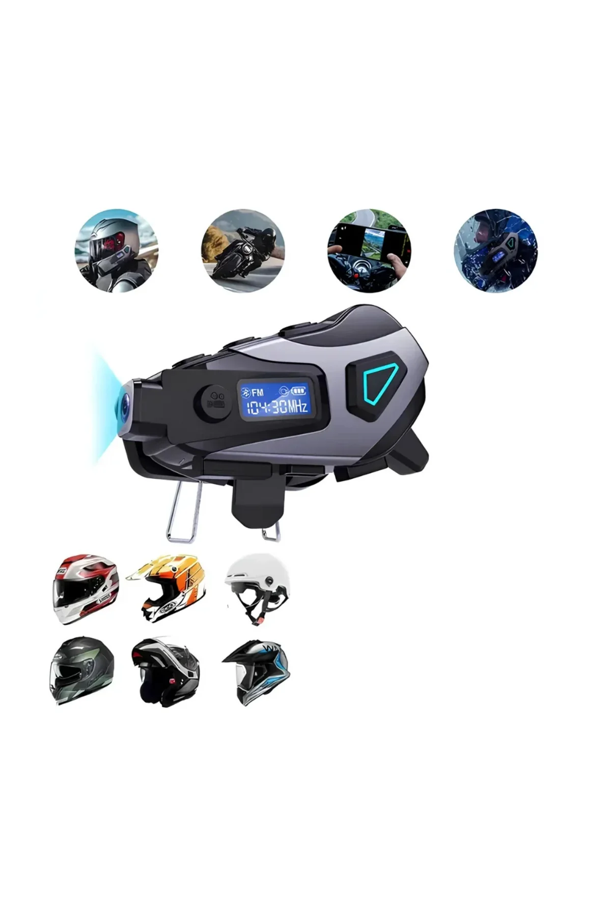 Kask İçi Bluetooth Kulaklık Kamera Özellikli Uzun Pil Ömrü ve Su Geçirmez Kask İçi Bluetooth Kulaklık Kamera Özellikli Uzun Pil Ömrü ve Su Geçirmez