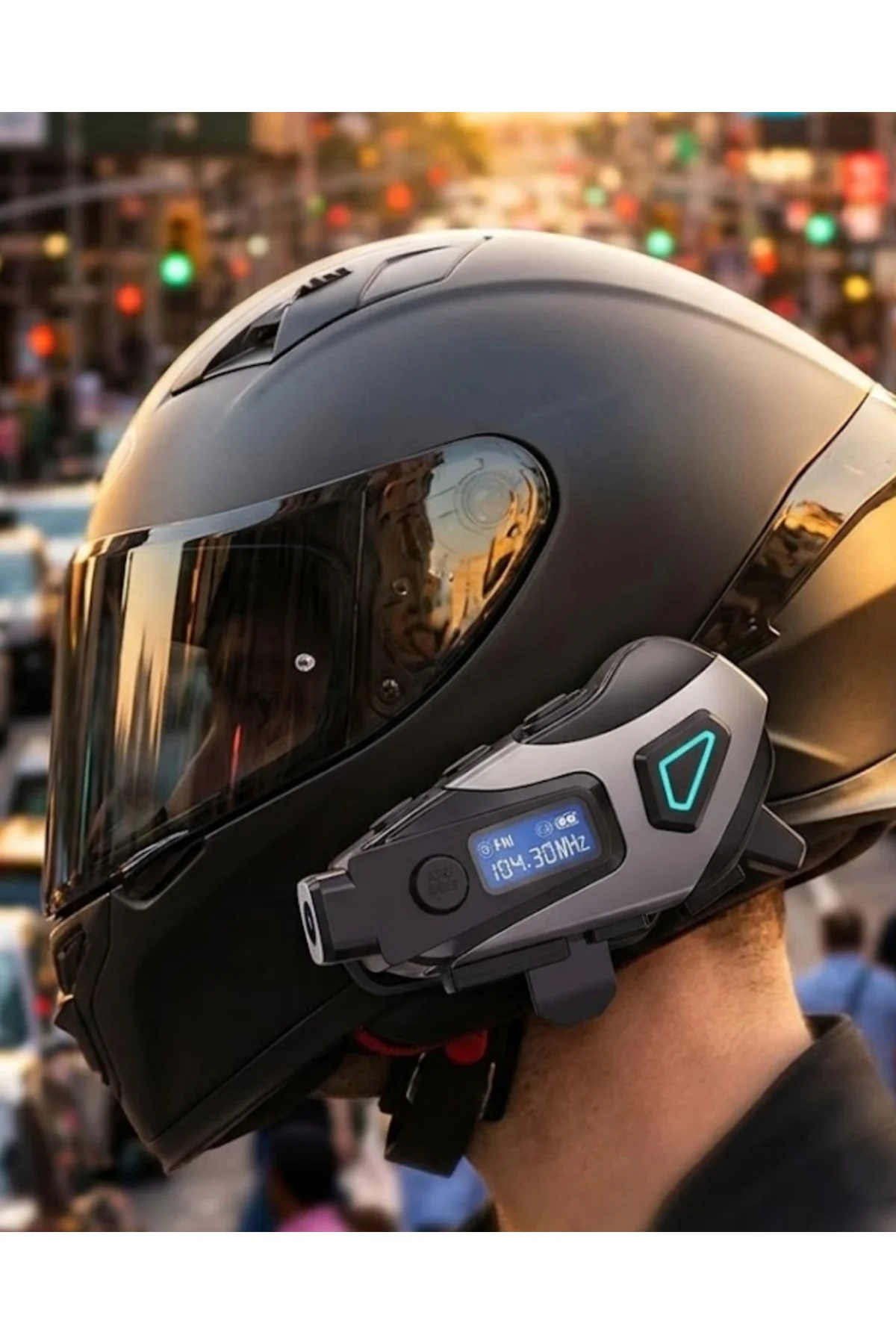 Kask İçi Kablosuz Kulaklık Kamera Fonksiyonlu IPX8 Su Geçirmez ve