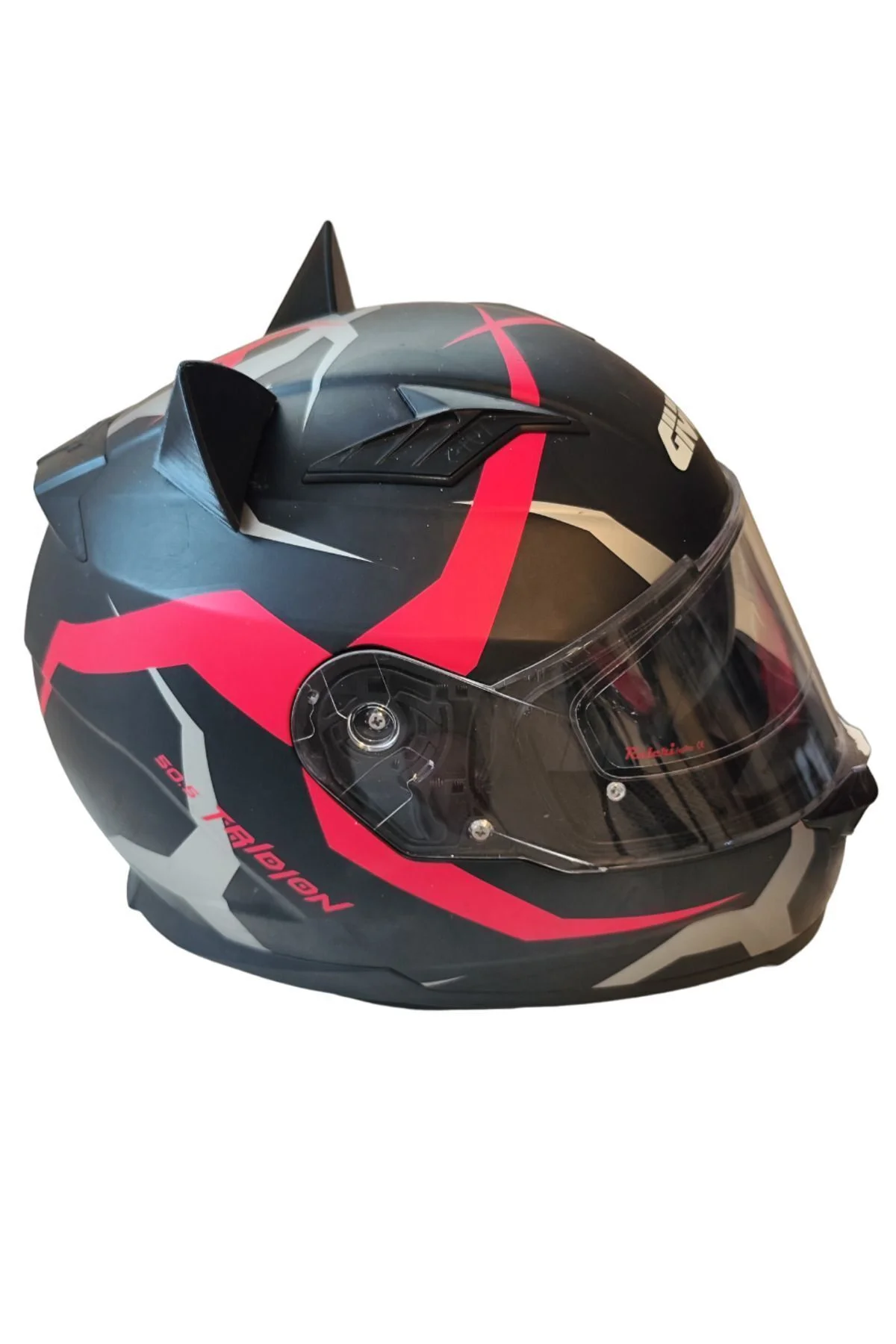 Kask Kulağı 3 lü set Kedi Kulağı,Şeytan boynuzu ve Rüzgar Tutmaz kedi kulağı sağ sol takım siyah Kask Kulağı 3 lü set Kedi Kulağı,Şeytan boynuzu ve Rüzgar Tutmaz kedi kulağı sağ sol takım siyah - Görsel 4