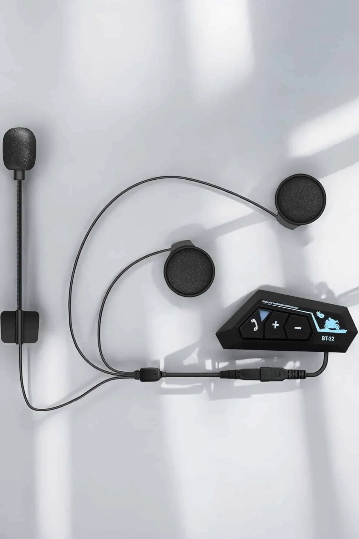 Kask Kulaklığı Motosiklet Intercom Interkom Dinleme Konuşma Özellikli Su Geçirmez