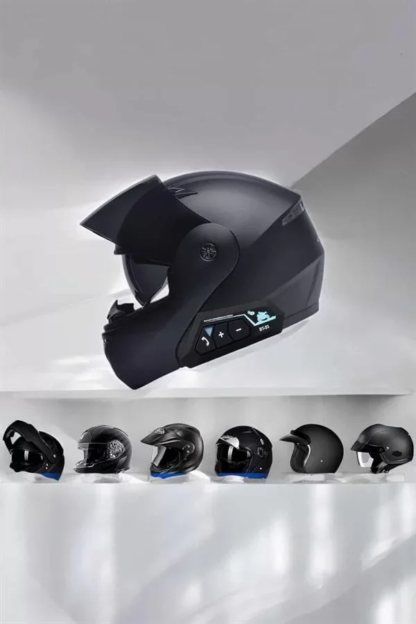 Kask Kulaklığı Motosiklet Intercom Interkom Dinleme Konuşma Özellikli Su Geçirmez - Lisinya