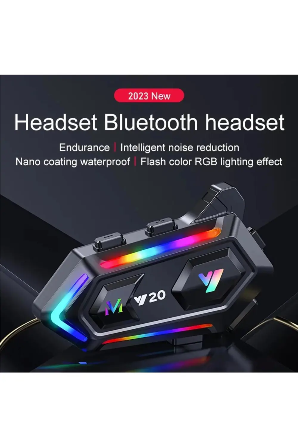 Kask Kulaklık Bluetooth Kulaklık Y-20P Bluetooth Motosiklet Kulak