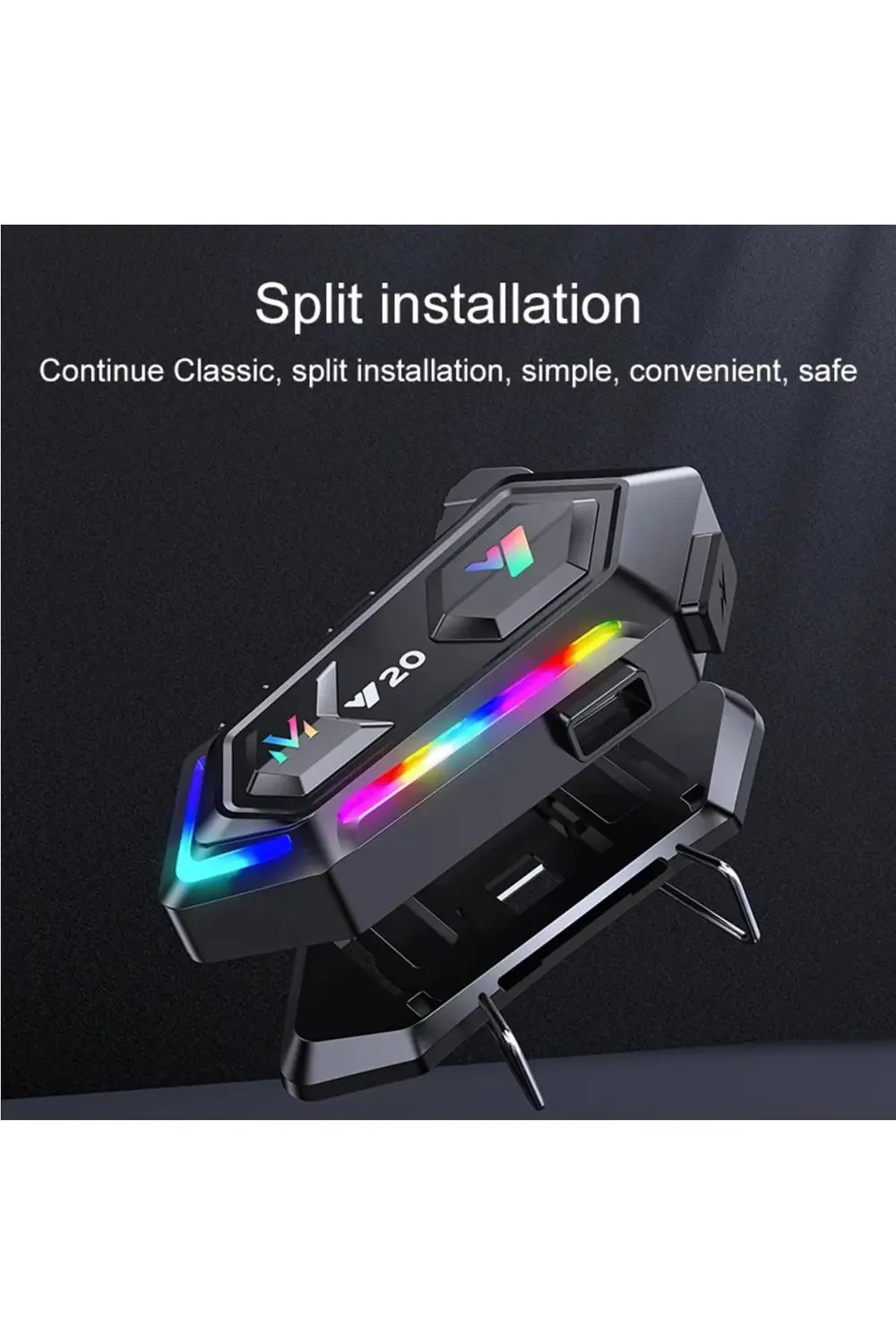 Kask Kulaklık Bluetooth Kulaklık Y-20P Bluetooth Motosiklet Kulak