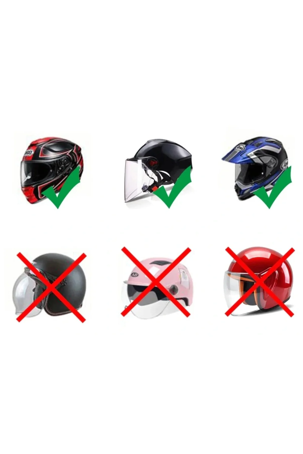 Kask Yağmur Kaydırıcı - Anti-Sis Hidrofobik Film - Görsel 3