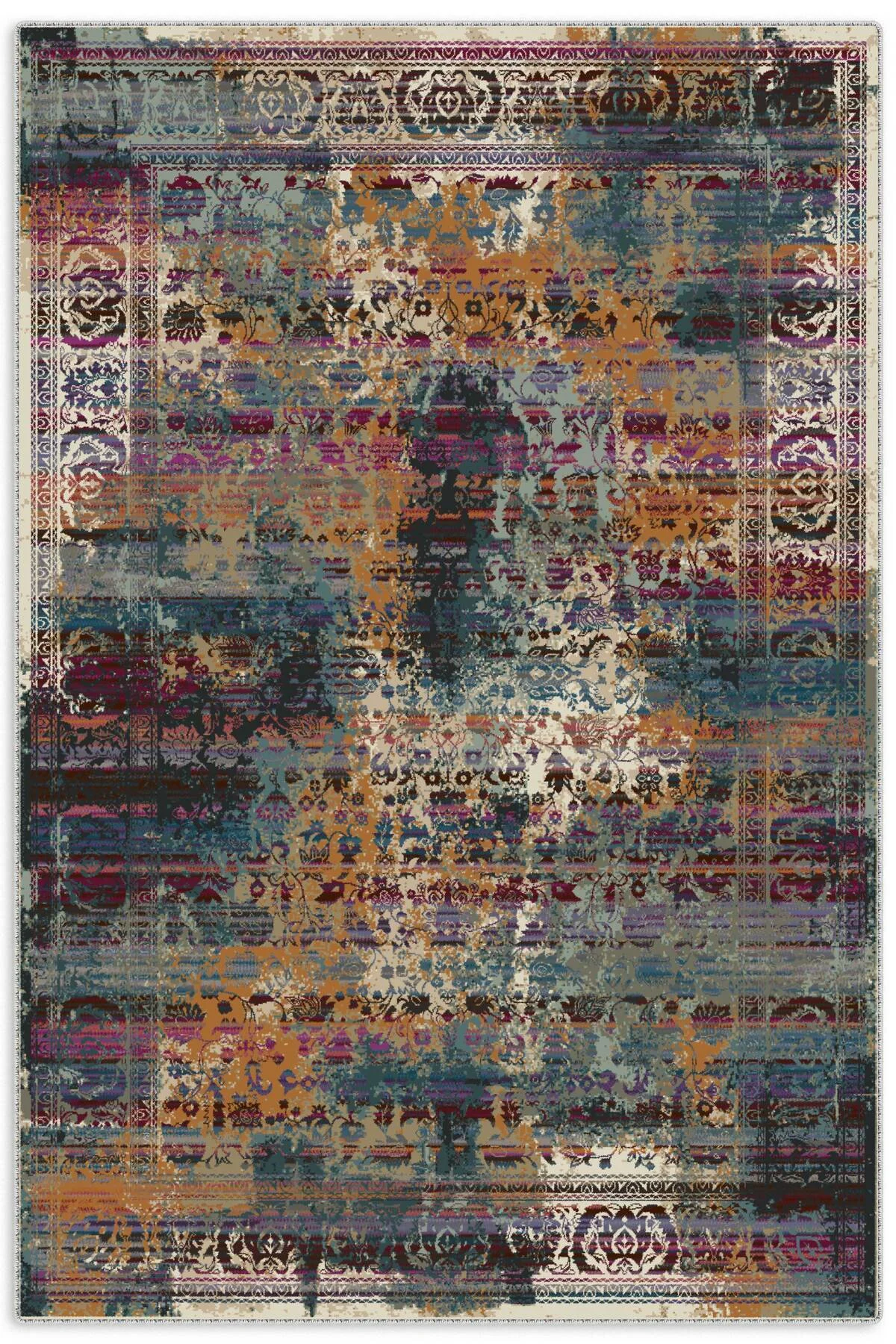 Kaşmir doku yumuşak kaymaz pamuk taban oturma odası salon mutfak koridor çocuk odası mor halı kilim Kaşmir doku yumuşak kaymaz pamuk taban oturma odası salon mutfak koridor çocuk odası mor halı kilim