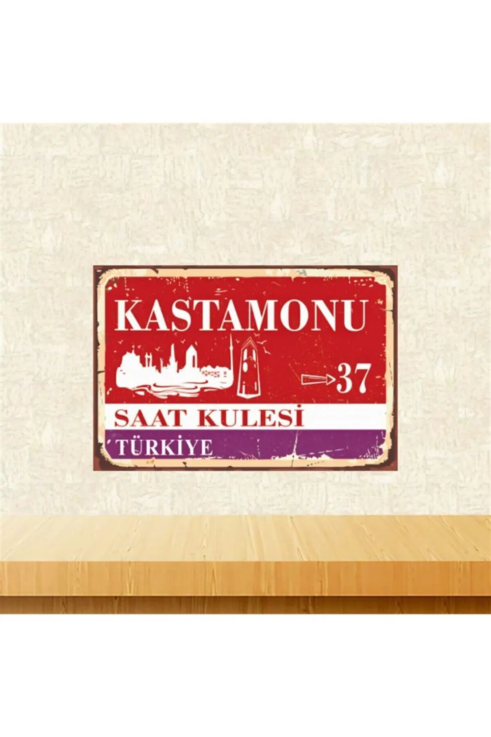 Kastamonu Saat Kulesi Retro Ahşap Tablo Tkfx5761 Fiyatı, Yorumları ve Özellikleri