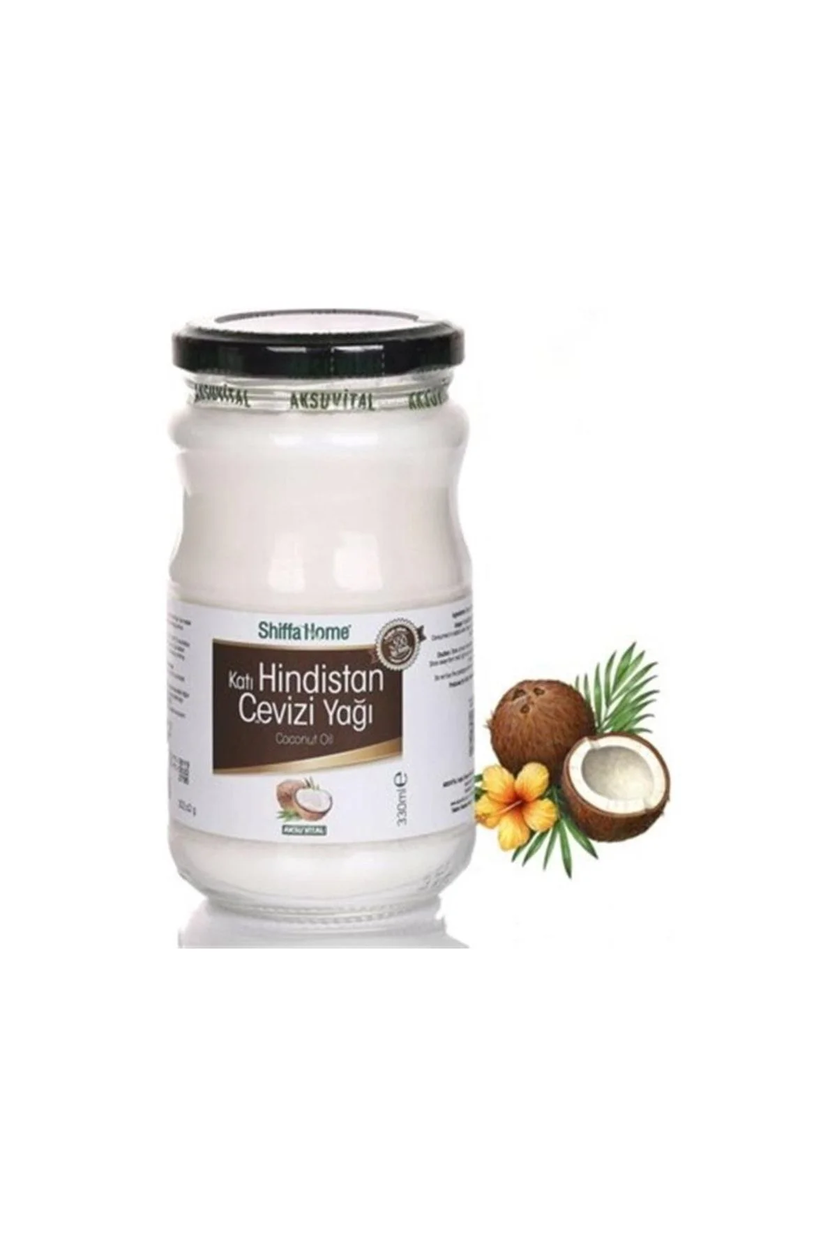 Katı Hindistan Cevizi Yağı 330 ml Katı Hindistan Cevizi Yağı 330 ml