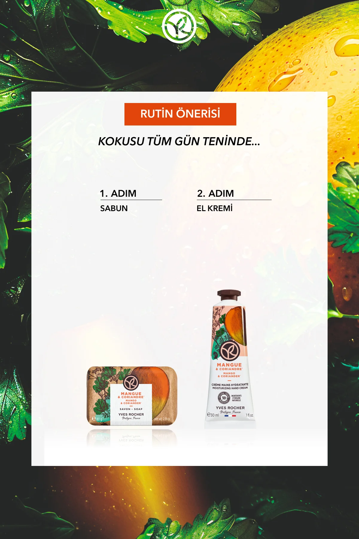 Katı Sabun - Canlandırıcı Mango Kişniş -SLS,SLES İçermez,Vegan-80