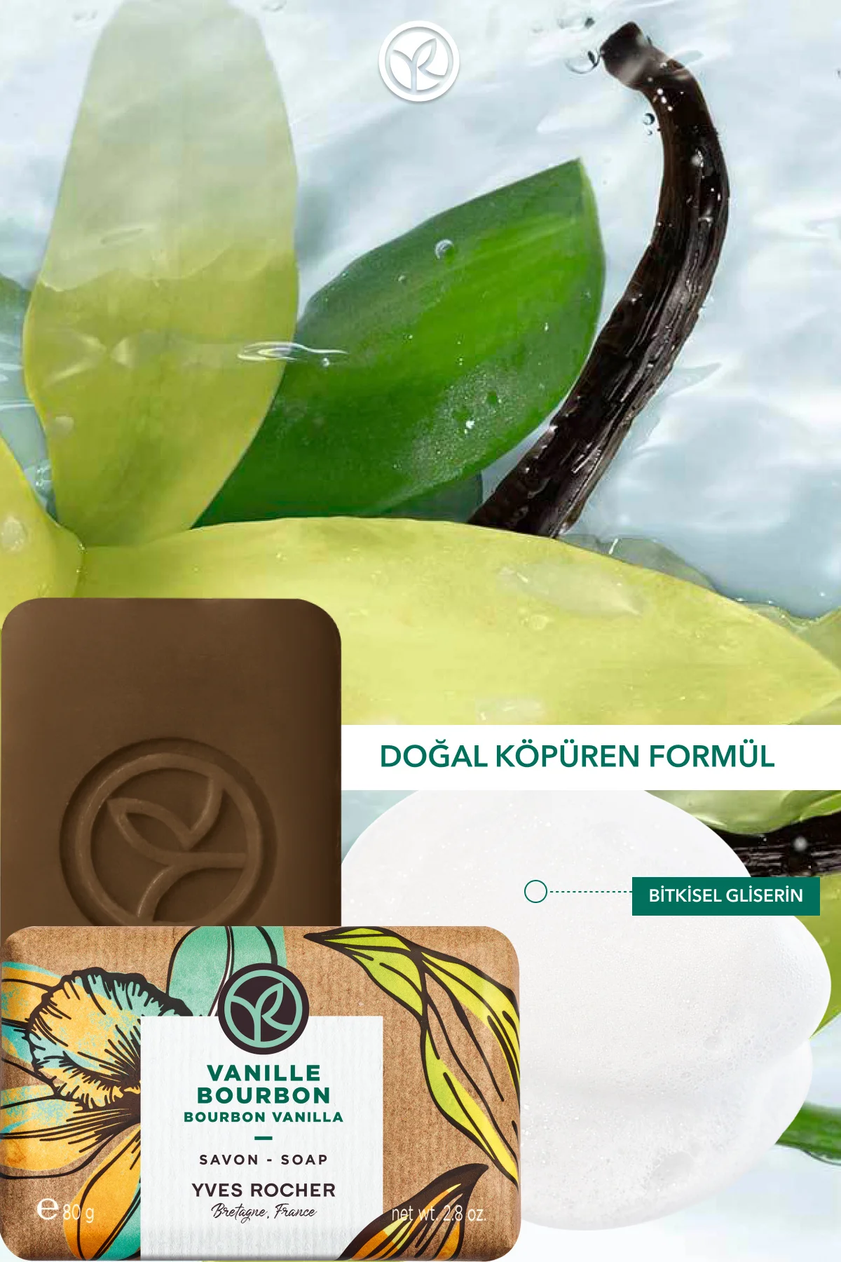 Katı Sabun - Egzotik Vanilya - SLS,SLES İçermez,Vegan-80gr