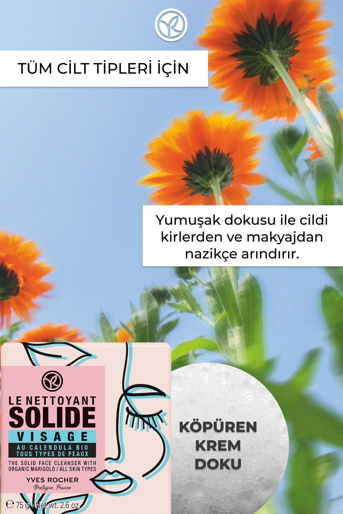 Katı Yüz Temizleyici - Tüm Ciltler-75 gr-9118