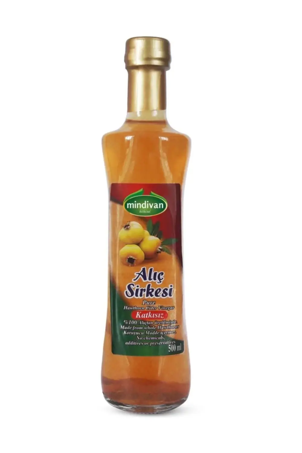 Katkısız Alıç Sirkesi 500 Ml