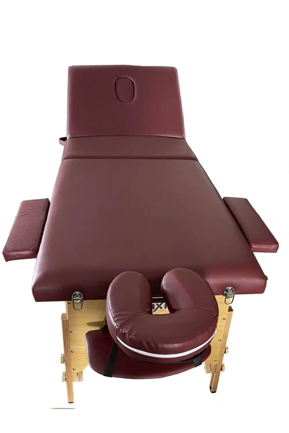 Katlanabilir 3 Parçalı Ahşap Masaj Masası, çanta Tipi Masaj Ve Te