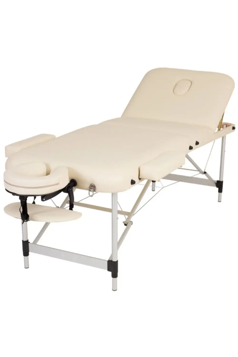 Katlanabilir 3 Parçalı Metal Masaj Masası,çanta Tipi Masaj Ve Ted