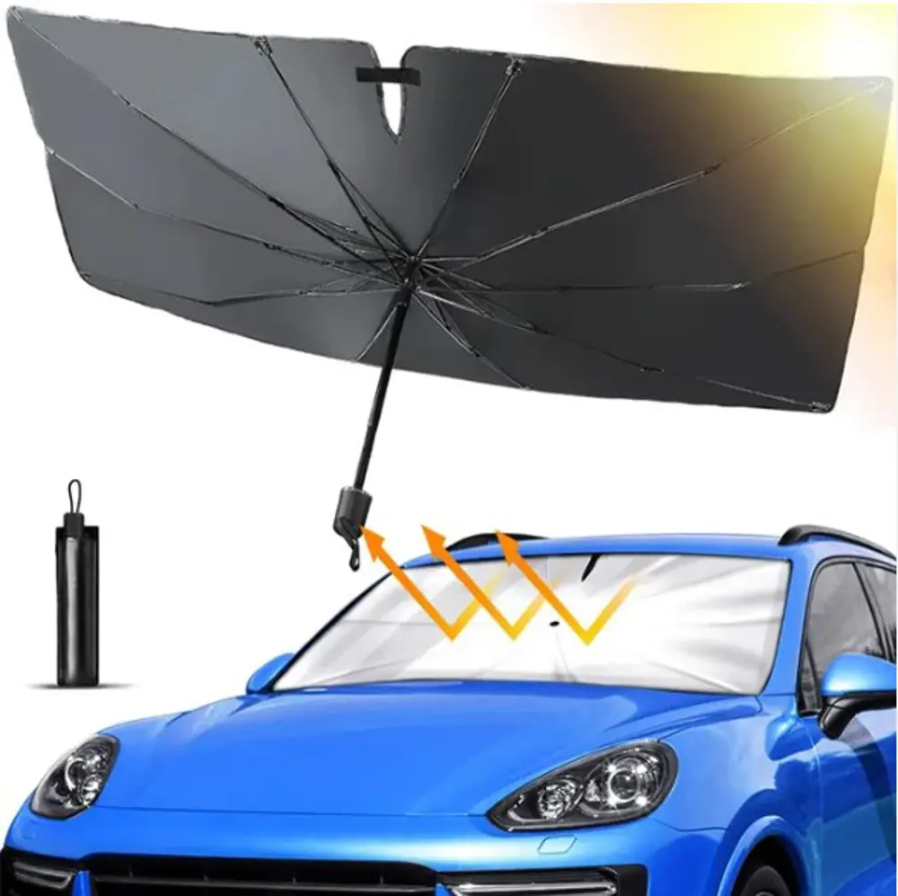 Katlanabilir Araba Ön Cam Güneşliği Şemsiye