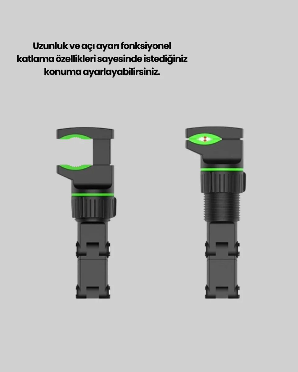 Katlanabilir Araç İçi Dikiz Aynası Telefon Tutucu - Günlük Sürücü İçin Çok Fonksiyonlu Çözüm
