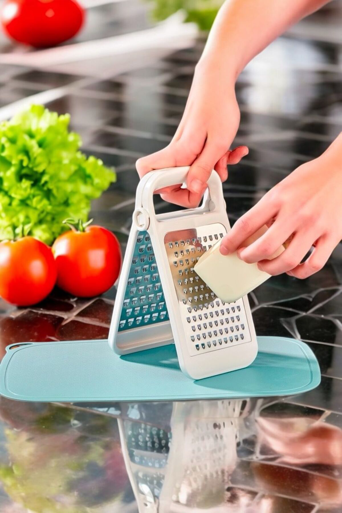 Katlanabilir Ayrılabilir Çelik Rende – Ergonomik Tasarım, Çift Ta