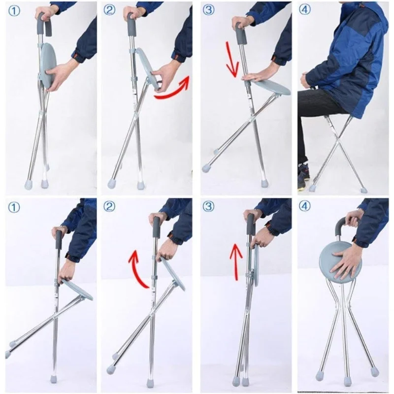 Katlanabilir Baston Sandalye - Oturaklı - 88 cm Fiyatı, Yorumları ve Özellikleri
