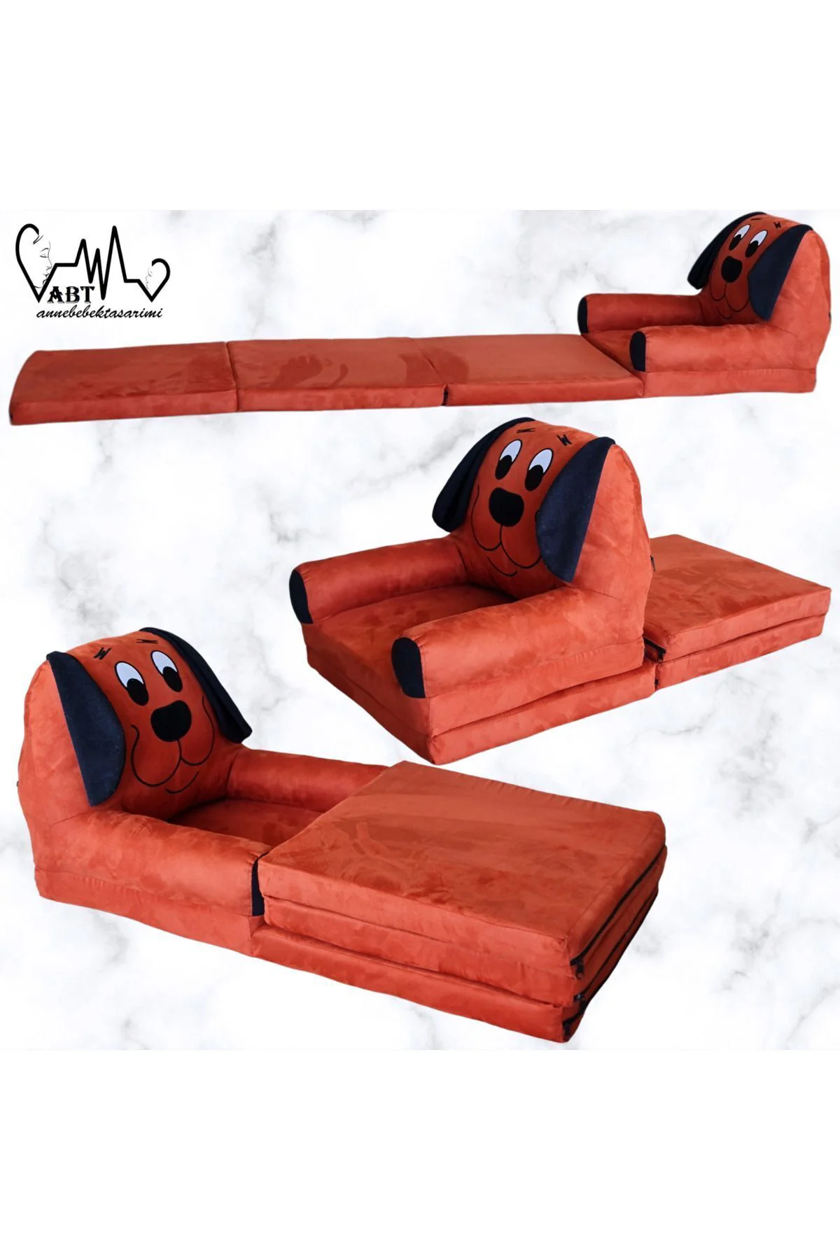 Katlanabilir Bebek Çocuk Koltuğu Portatif Yatak Puf Minder Tay Tü