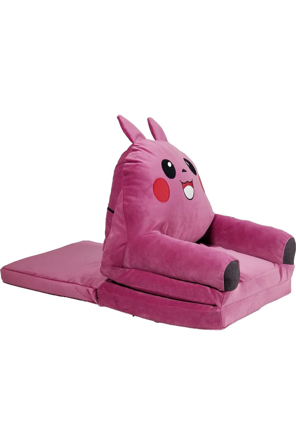 Katlanabilir Bebek-çocuk Koltuğu Taytüyü Portatif Yatak Puf Pembe