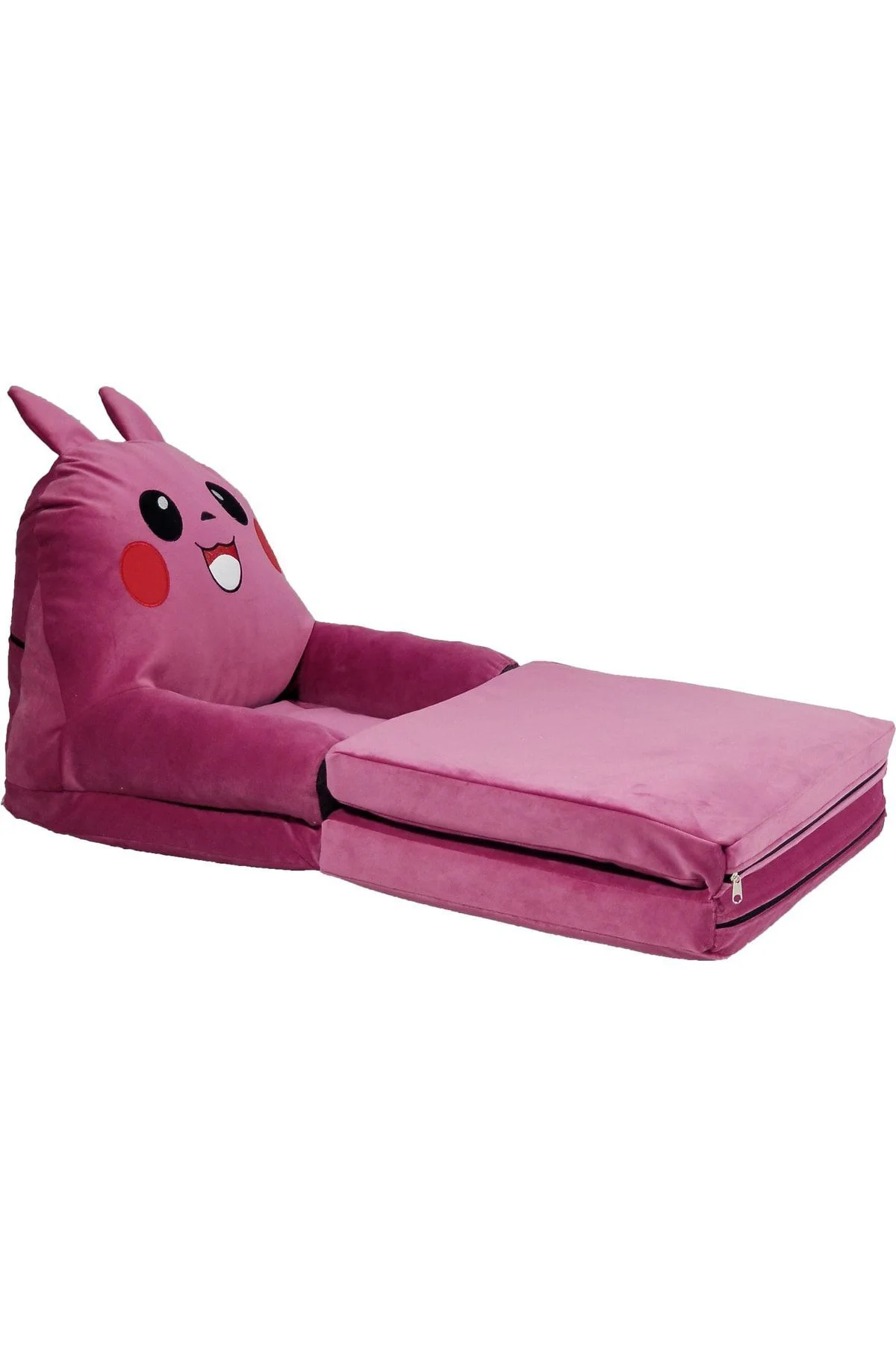 Katlanabilir Bebek-çocuk Koltuğu Taytüyü Portatif Yatak Puf Pembe