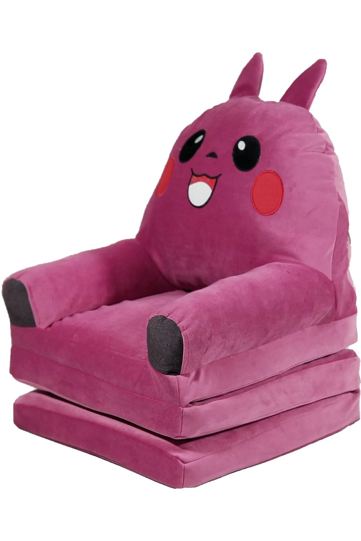 Katlanabilir Bebek-çocuk Koltuğu Taytüyü Portatif Yatak Puf Pembe