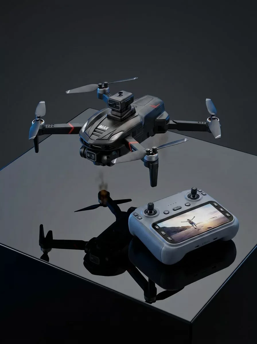 Katlanabilir Çift Kameralı Drone ile Havadan Fotoğraf ve Video Çekimi