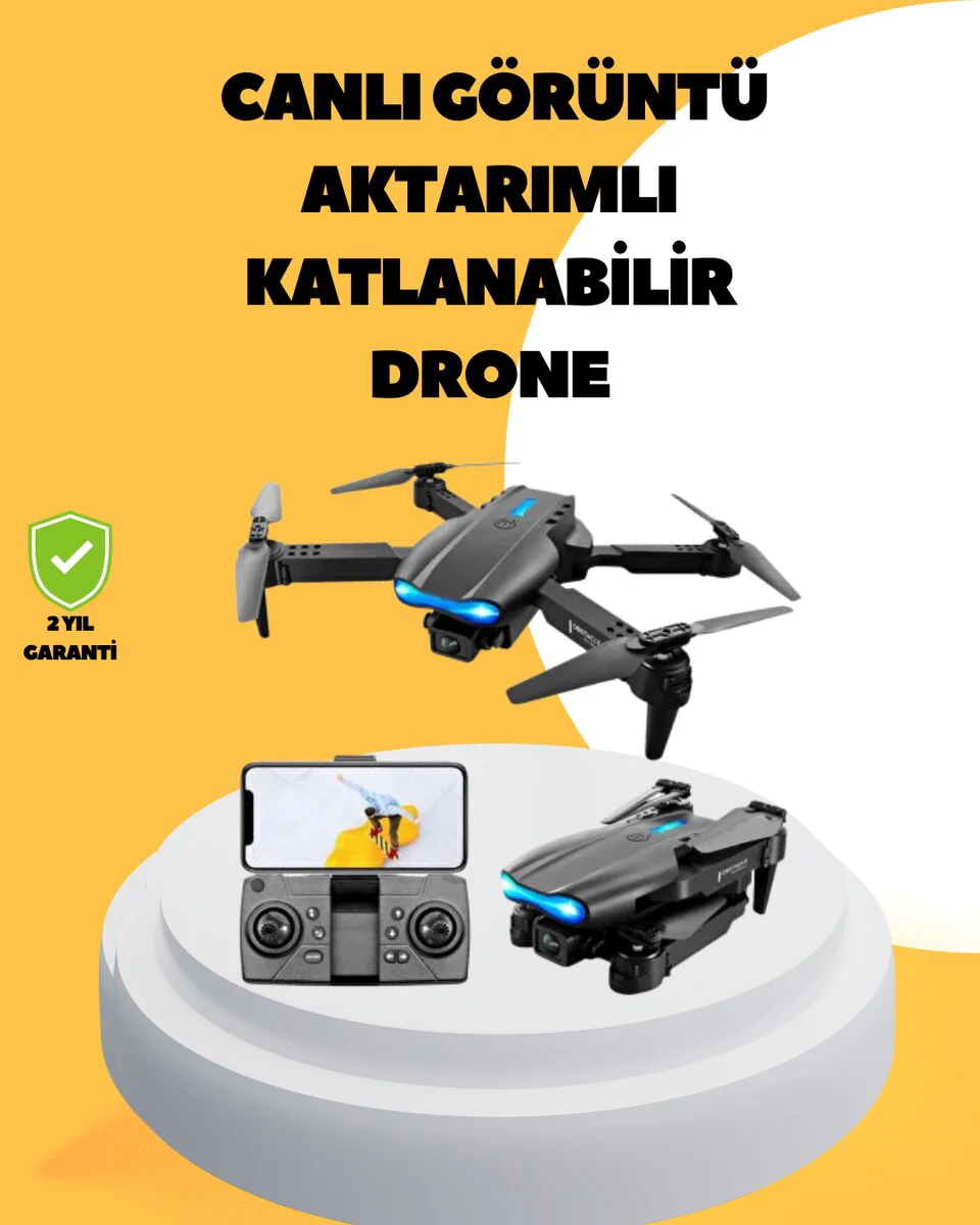 Katlanabilir Drone 4K Wifi FPV Canlı Görüntü Aktarımlı Hafif Drone