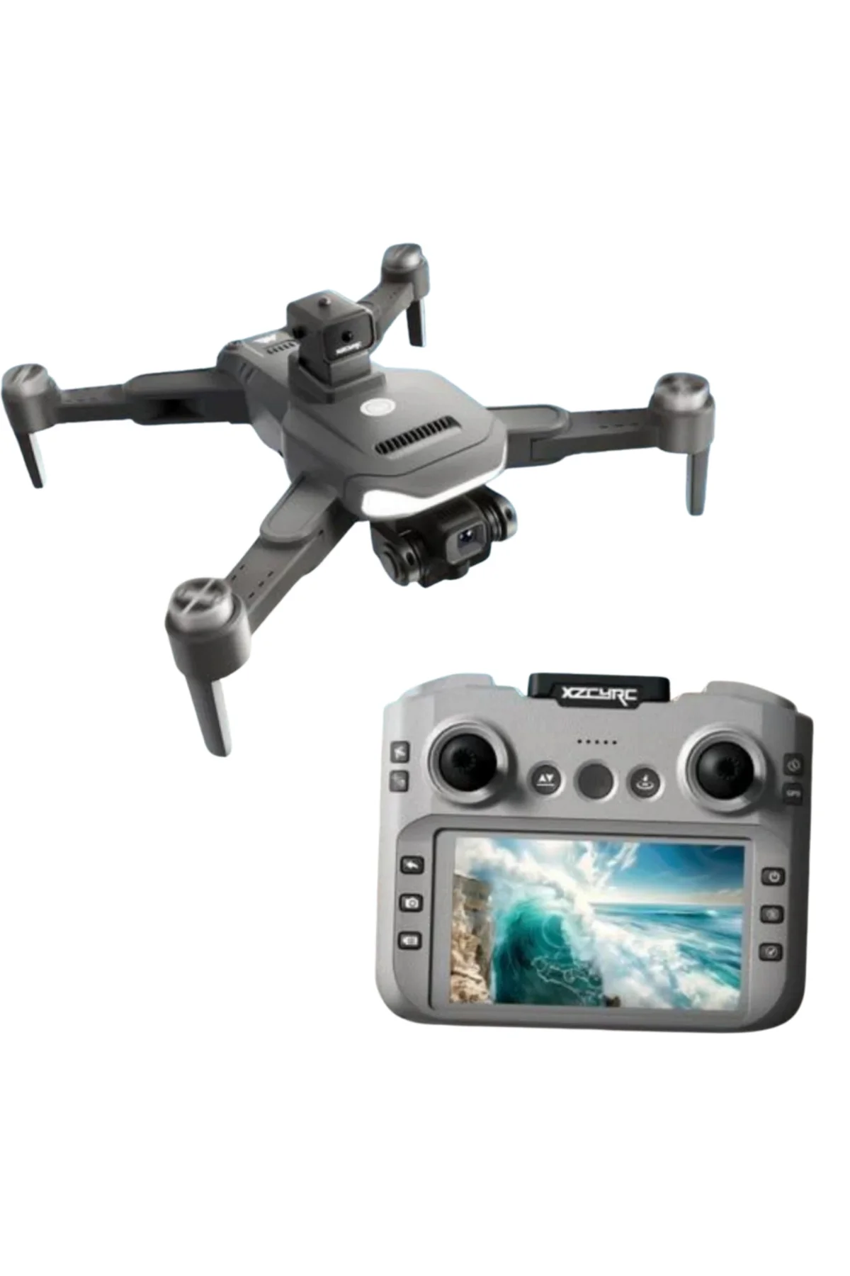 Katlanabilir Gps Destekli Akıllı Drone 4K Kamera Uzun Uçuş Süresi Ve Engel Algılama Özellikli - Görsel 4