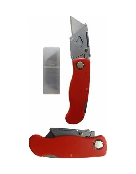 Katlanabilir Halıfleks Maket Bıçağı Üçgen Uçlu Falçata