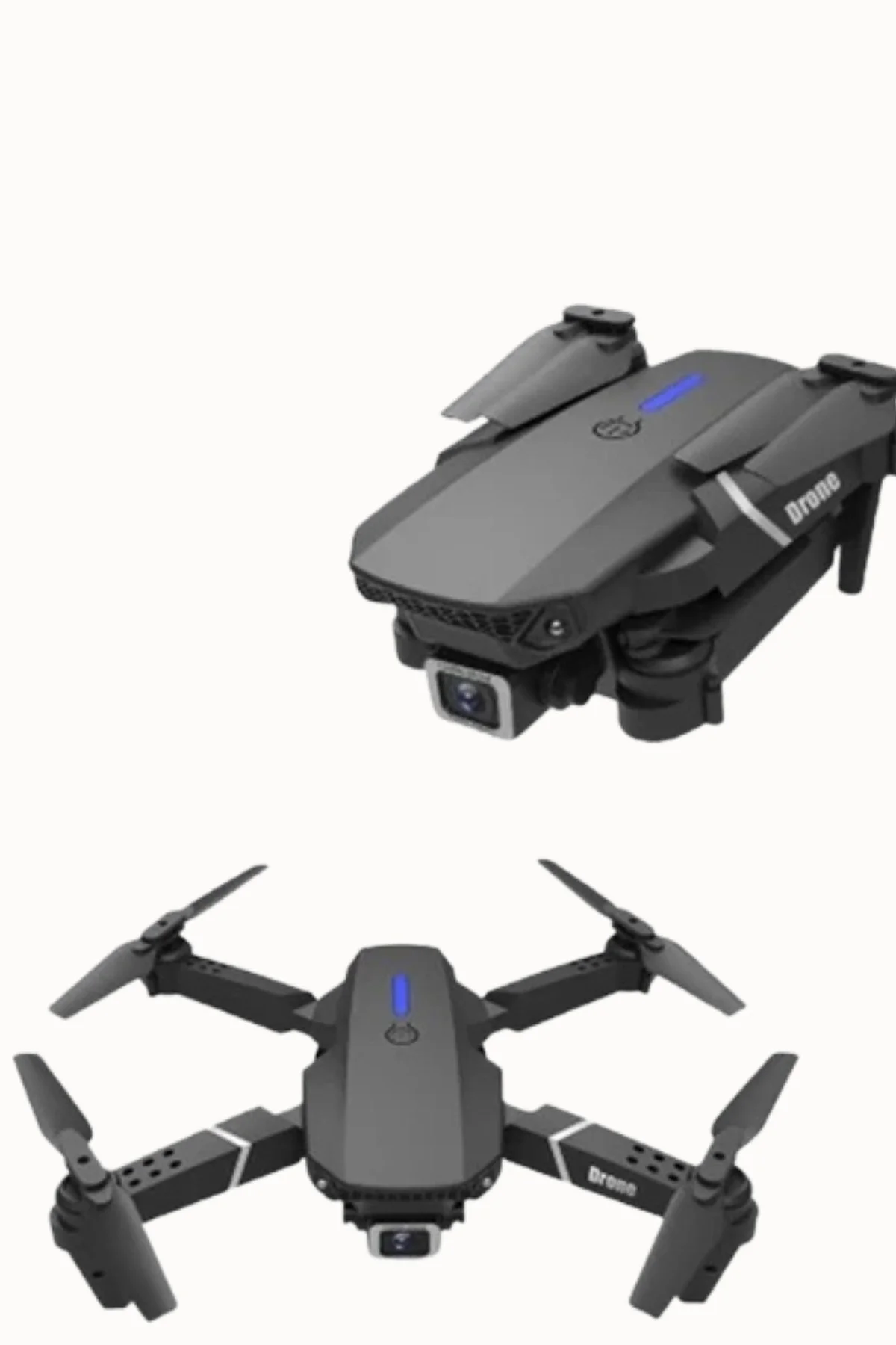 Katlanabilir HD Kameralı Drone, 500-1000 Metre Uçuş Mesafeli ve Ekstra Bataryalı