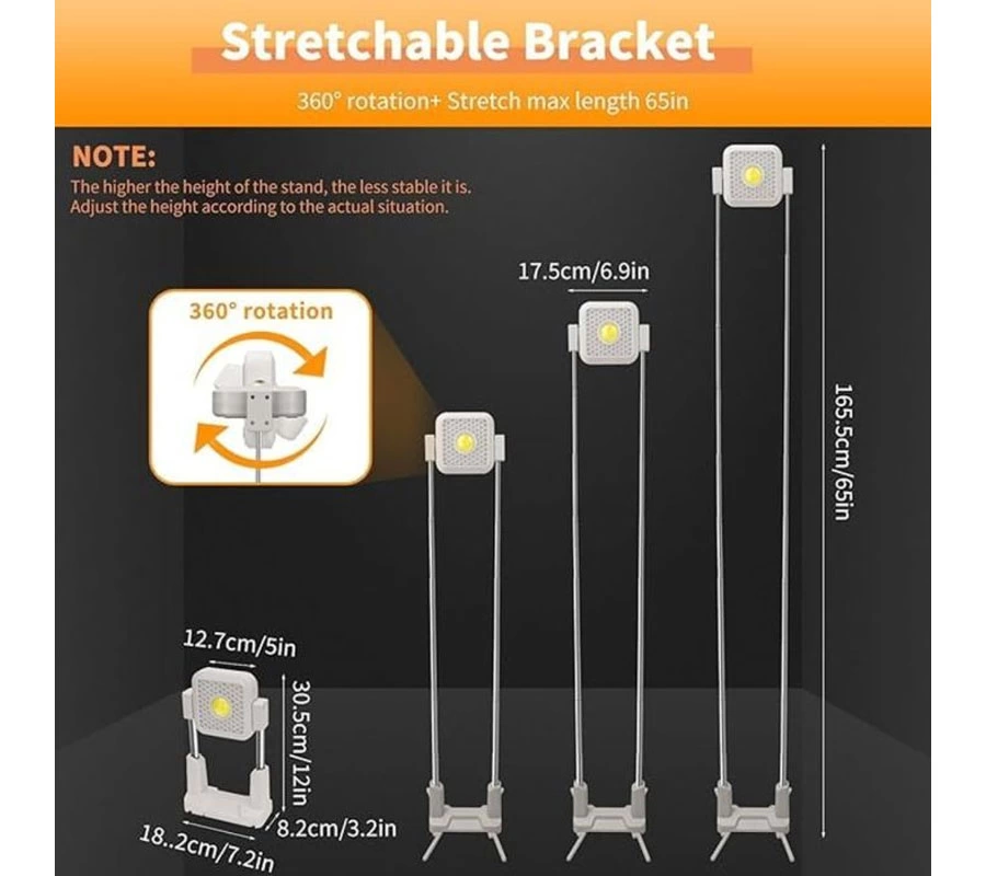 Katlanabilir Kamp Lambası Çok İşlevli Ultra Güçlü 4 Modlu Aydınla Katlanabilir Kamp Lambası Çok İşlevli Ultra Güçlü 4 Modlu Aydınla
