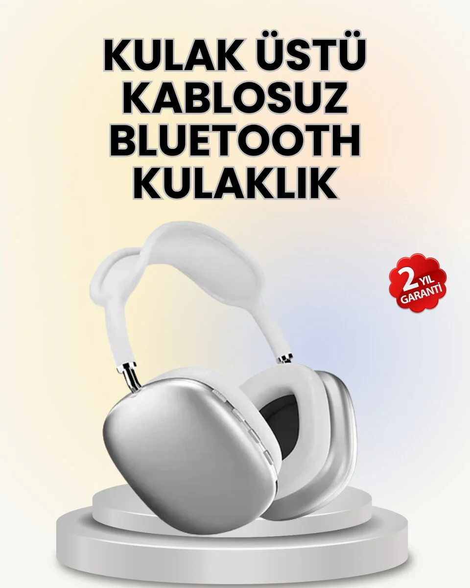 Katlanabilir Kablosuz Kulaklık - 10m Bluetooth V5.0, 400mAh Pil, Yüksek Ses Kalitesi