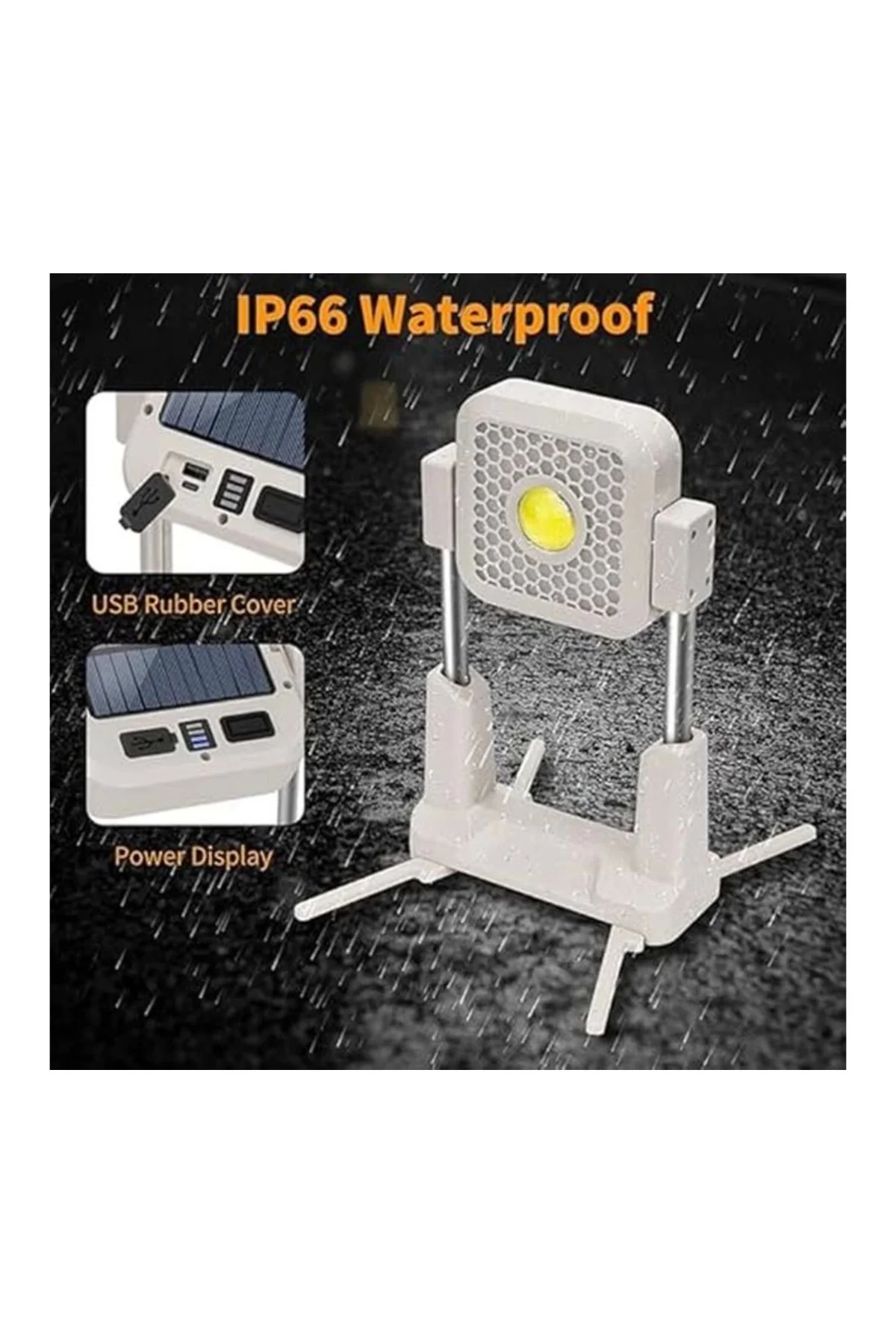 Katlanabilir Kamp Lambası Çok İşlevli Ultra Güçlü 4 Modlu Aydınla