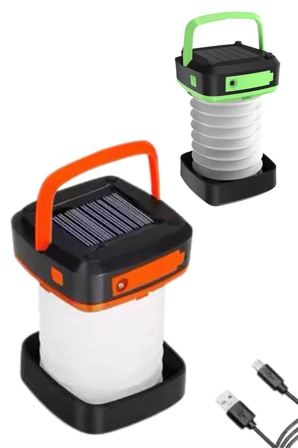 Katlanabilir Kamp Lambası Akordiyon Lamba Şarjlı 3 Kademeli Solar Katlanabilir Kamp Lambası Akordiyon Lamba Şarjlı 3 Kademeli Solar
